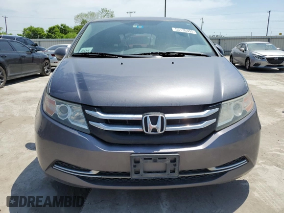 2016 Honda Odyssey EX-L with VIN 5FNRL5H63GB015091, listed as a Copart auction lot 53136355 with Not Provided miles and Salvage Title. Bid and sale history available at DreamBid. Image 5.