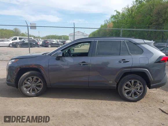 2025 Toyota RAV4 Hybrid XLE Premium with VIN JTMB6RFV5SD154617, listed as a IAAI auction lot 42066826 with 2,410 mi miles and . Bid and sale history available at DreamBid. Image 14.