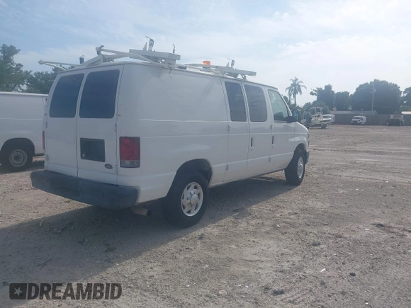 2012 Ford Econoline Cargo Commercial with VIN 1FTNE2EL8CDB10460, listed as a IAAI auction lot 41992576 with 137,224 mi miles and . Bid and sale history available at DreamBid. Image 4.