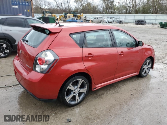 2009 Pontiac Vibe GT with VIN 5Y2SR67069Z427148, listed as a Copart auction lot 78658514 with 129,399 mi miles and Non Repairable. Bid and sale history available at carsss.com. Image 3.