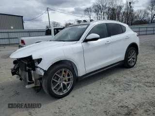 2018 Alfa Romeo Stelvio Ti with VIN ZASFAKBN8J7C03908, listed as a Copart auction lot 47468815 with 62,584 mi miles and Salvage Title. Bid and sale history available at carsss.com. Image 1.