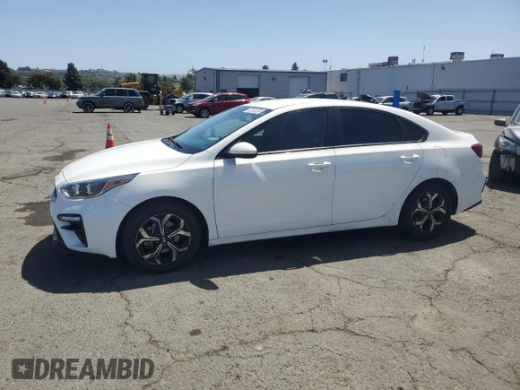 2021 Kia Forte LXS with VIN 3KPF24AD8ME402584, listed as a Copart auction lot 54005845 with 110,994 mi miles and Clean Title. Bid and sale history available at carsss.com. Image 1.