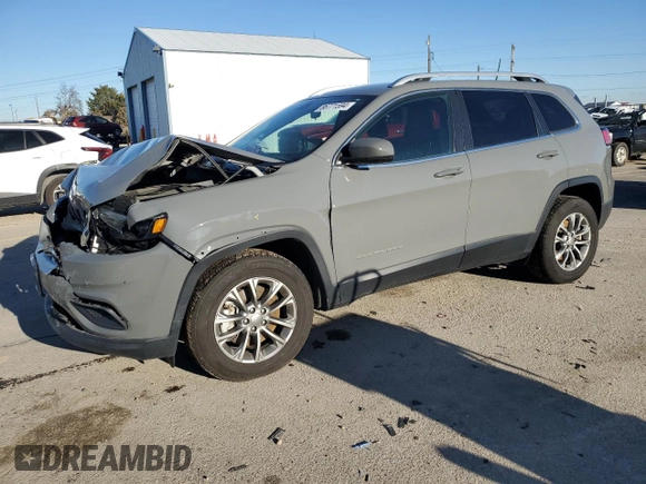 2020 Jeep Cherokee Altitude with VIN 1C4PJMLX3LD502557, listed as a Copart auction lot 86771594 with 53,232 mi miles and Salvage Title. Bid and sale history available at carsss.com. Image 1.