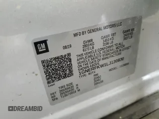 2020 Chevrolet Traverse LS with VIN 1GNERFKW1LJ130830, listed as a Copart auction lot 61297324 with 97,301 mi miles and Salvage Title. Bid and sale history available at carsss.com. Image 13.