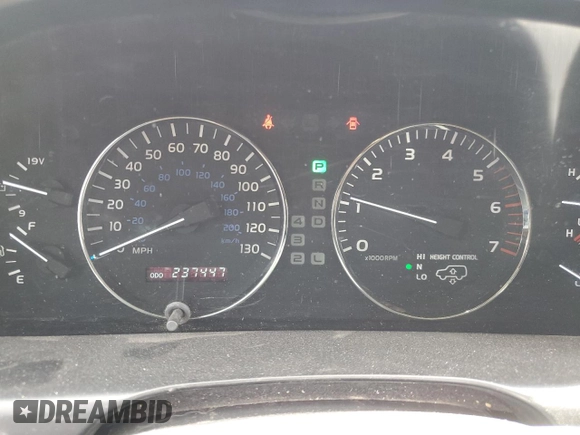 2003 Lexus LX 470 z VIN JTJHT00W633531685, wystawiony jako Copart lot #49729305 z przebiegiem 237 447 mil mil oraz Szkoda całkowita • Salvage title. Historia ofert i sprzedaży dostępna na DreamBid. Obrazek 9.