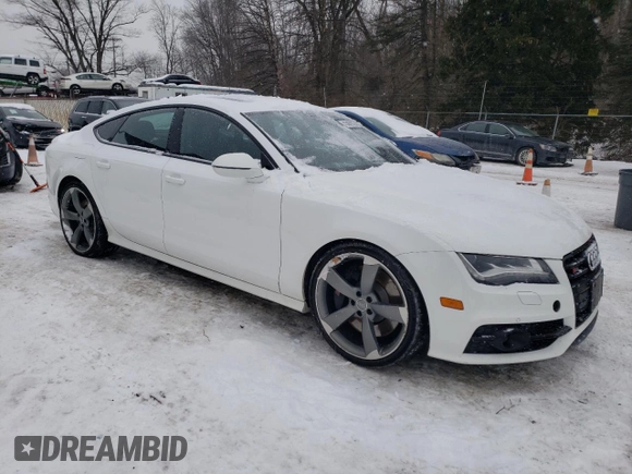 2015 Audi S7 z VIN WAUW2AFC3FN014284, wystawiony jako Copart lot #42491925 z przebiegiem Nie podano mil oraz Szkoda całkowita • Salvage title. Historia ofert i sprzedaży dostępna na DreamBid. Obrazek 4.