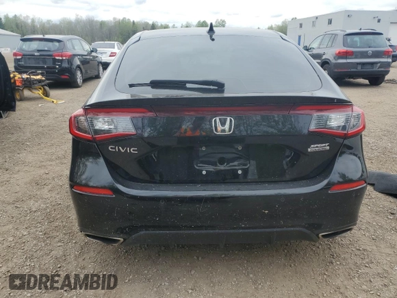 2022 Honda Civic Sport Touring z VIN 19XFL1G81NE401705, wystawiony jako Copart lot #55492835 z przebiegiem 75 043 mil mil oraz Szkoda całkowita • Salvage title. Historia ofert i sprzedaży dostępna na DreamBid. Obrazek 6.