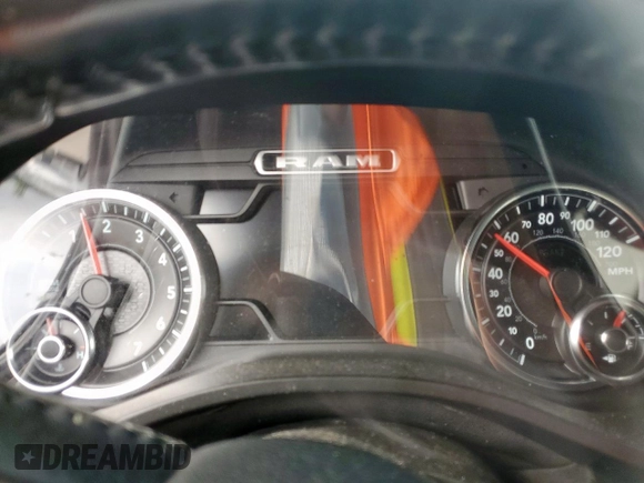 2020 Ram 1500 Laramie with VIN 1C6SRFJT1LN355834, listed as a Copart auction lot 57878305 with Not provided miles and Salvage title. Bid and sale history available at DreamBid. Image 9.