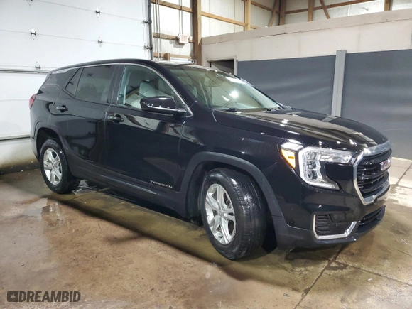 2022 GMC Terrain SLE with VIN 3GKALTEV1NL233952, listed as a Copart auction lot 53841255 with 170,563 mi miles and Clean Title. Bid and sale history available at carsss.com. Image 4.