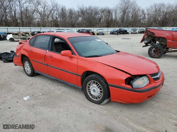 2000 Chevrolet Impala with VIN 2G1WF55K2Y9180897, listed as a Copart auction lot 88977655 with 0 mi miles and Salvage Title. Bid and sale history available at carsss.com. Image 4.