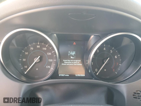 2019 Jaguar F-Pace S with VIN SADCM2FV1KA391631, listed as a Copart auction lot 87012144 with 73,021 mi miles and Salvage Title. Bid and sale history available at DreamBid. Image 9.