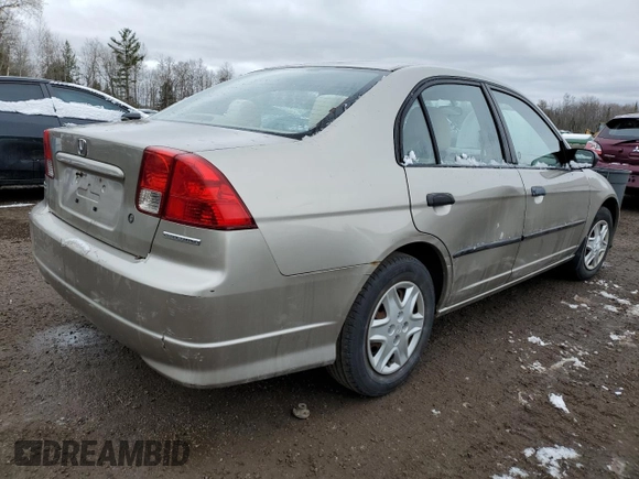 2005 Honda Civic VP with VIN 2HGES16345H018660, listed as a Copart auction lot 53133145 with 70,790 mi miles and Clean Title. Bid and sale history available at DreamBid. Image 3.