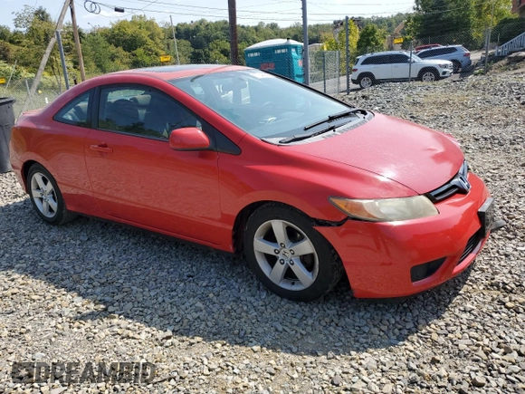 2006 Honda Civic Cpe EX with VIN 2HGFG12876H534228, listed as a Copart auction lot 71346654 with 118,558 mi miles and Salvage Title. Bid and sale history available at carsss.com. Image 4.