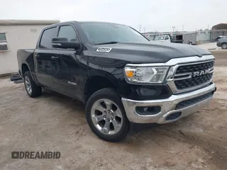 2022 Ram 1500 Lone Star with VIN 1C6RREFG7NN446131, listed as a IAAI auction lot 41703129 with 28,237 mi miles and . Bid and sale history available at DreamBid. Image 1.