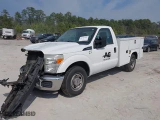 2015 Ford Super Duty F-250 SRW XL with VIN 1FDBF2A63FED11869, listed as a IAAI auction lot 41793343 with 165,644 mi miles. Bid and sale history available at carsss.com. Image 17.