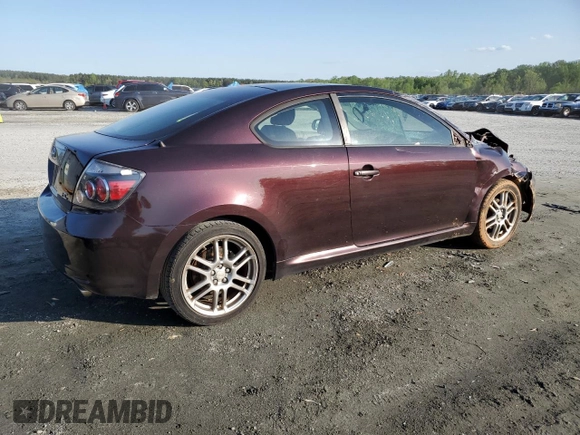 2008 Scion tC Spec with VIN JTKDE167780224285, listed as a Copart auction lot 52392335 with 200,244 mi miles and Salvage Title. Bid and sale history available at carsss.com. Image 3.