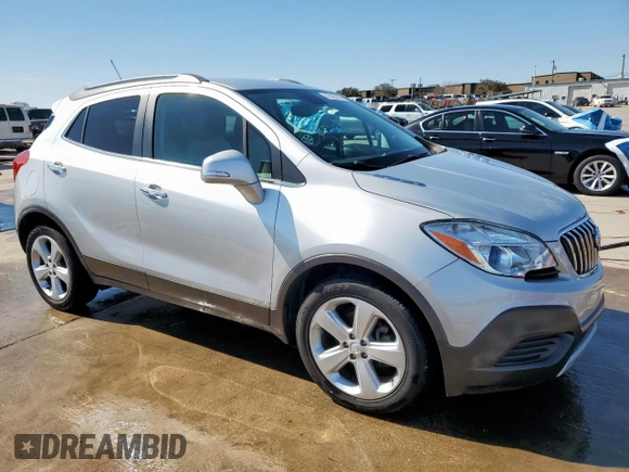 2015 Buick Encore with VIN KL4CJASB6FB250817, listed as a Copart auction lot 45163195 with 106,878 mi miles and Clean Title. Bid and sale history available at carsss.com. Image 4.