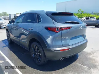 2025 Mazda CX-30 S Preferred with VIN 3MVDMBCM3SM803447, listed as a IAAI auction lot 42044985 with 658 mi miles and . Bid and sale history available at DreamBid. Image 3.