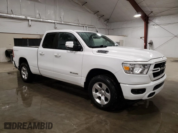 2020 Ram 1500 Big Horn with VIN 1C6RRFBG9LN290053, listed as a Copart auction lot 81837844 with 75,010 mi miles and Clean Title. Bid and sale history available at carsss.com. Image 4.