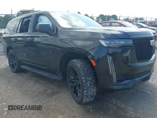 2021 Cadillac Escalade Sport with VIN 1GYS4EKL8MR482309, listed as a IAAI auction lot 42567019 with 93,353 mi miles and . Bid and sale history available at DreamBid. Image 1.