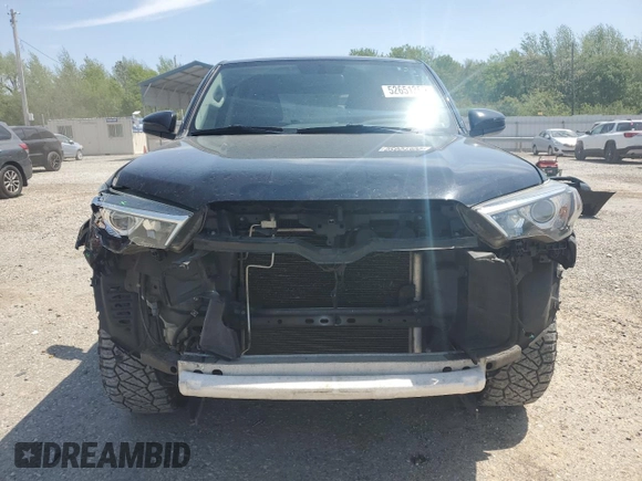 2018 Toyota 4Runner SR5 with VIN JTEBU5JR3J5517980, listed as a Copart auction lot 52651355 with 170,335 mi miles and Salvage Title. Bid and sale history available at carsss.com. Image 5.