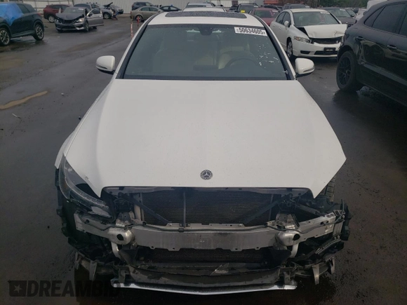 2018 Mercedes-Benz C 300 with VIN 55SWF4KB7JU281262, listed as a Copart auction lot 50634605 with 75,079 mi miles and Salvage Title. Bid and sale history available at DreamBid. Image 5.