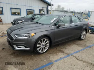 2017 Ford Fusion Titanium with VIN 3FA6P0K92HR290860, listed as a Copart auction lot 52030785 with 100,349 mi miles and Salvage Title. Bid and sale history available at carsss.com. Image 1.