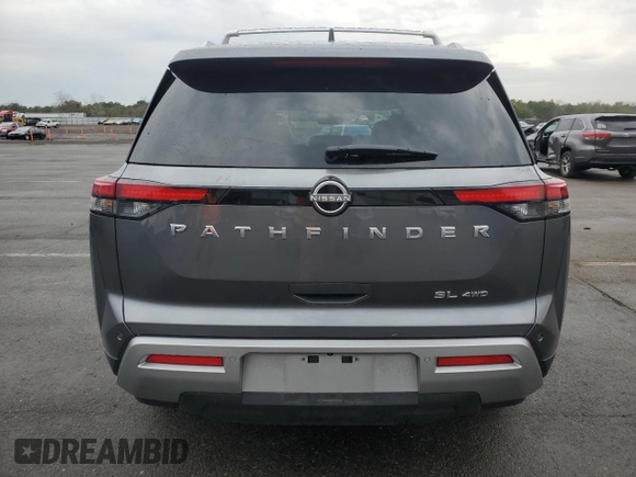 2024 Nissan Pathfinder SL with VIN 5N1DR3CC4SC202173, listed as a Copart auction lot 53328605 with 6,268 mi miles and Salvage title. Bid and sale history available at DreamBid. Image 6.