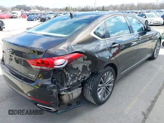 2015 Hyundai Genesis 3.8L with VIN KMHGN4JE3FU023383, listed as a IAAI auction lot 41865758 with 159,435 mi miles. Bid and sale history available at carsss.com. Image 4.