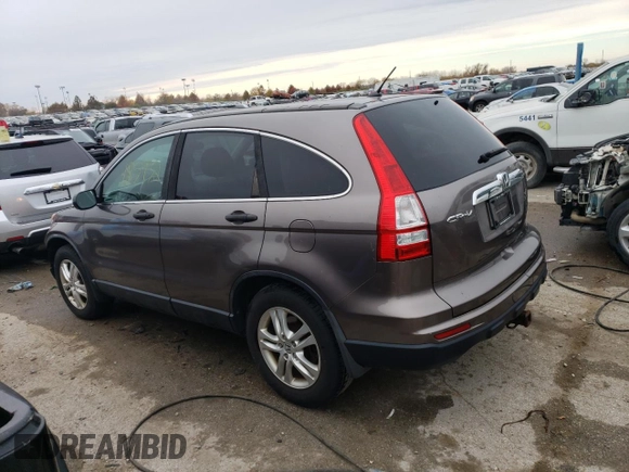 2011 Honda CR-V EX with VIN 5J6RE3H55BL013476, listed as a Copart auction lot 75302923 with 185,932 mi miles and Salvage Title. Bid and sale history available at DreamBid. Image 2.