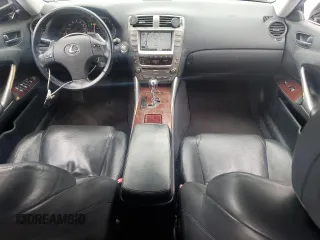 2008 Lexus IS with VIN JTHBK262482071014, listed as a Copart auction lot 53658945 with 127,798 mi miles and Salvage Title. Bid and sale history available at carsss.com. Image 8.