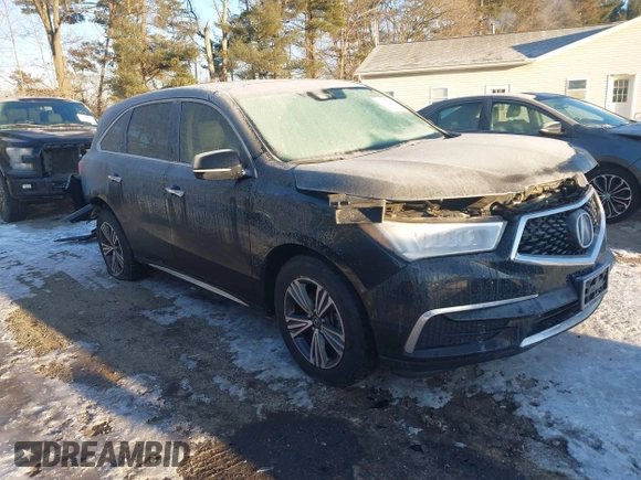 2017 Acura MDX with VIN 5FRYD4H39HB014410, listed as a IAAI auction lot 41395814 with 81,579 mi miles. Bid and sale history available at carsss.com. Image 1.
