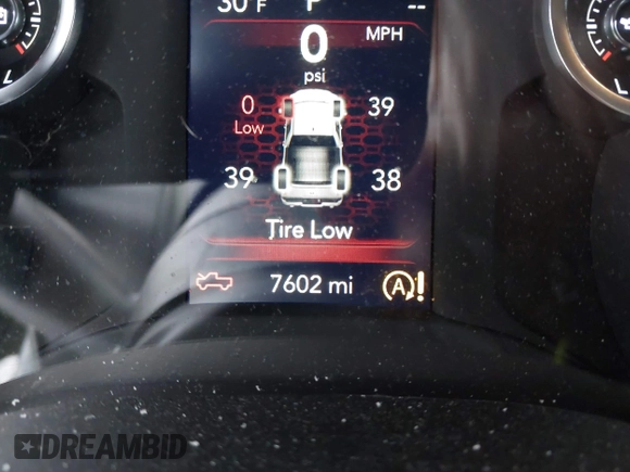 2024 Ram 1500 Tradesman with VIN 1C6RRFGG9RN208985, listed as a IAAI auction lot 41705580 with 7,602 mi miles and . Bid and sale history available at DreamBid. Image 16.