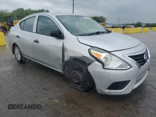 2015 Nissan Versa SV with VIN 3N1CN7AP5FL807681, listed as a Copart auction lot 53857695 with 124,508 mi miles and Salvage Title. Bid and sale history available at carsss.com. Image 4.