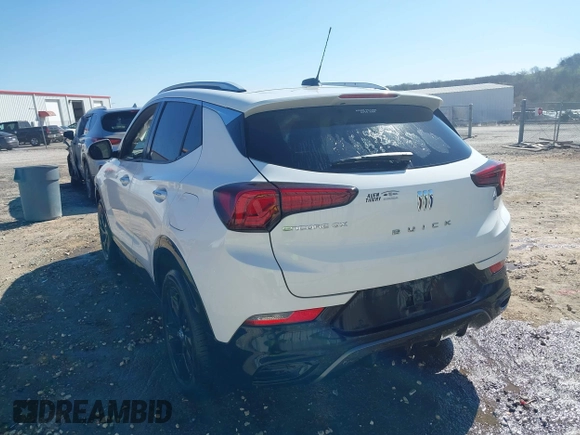 2024 Buick Encore GX Sport Touring with VIN KL4AMDSLXRB061746, listed as a IAAI auction lot 41788455 with 10,814 mi miles and . Bid and sale history available at DreamBid. Image 3.