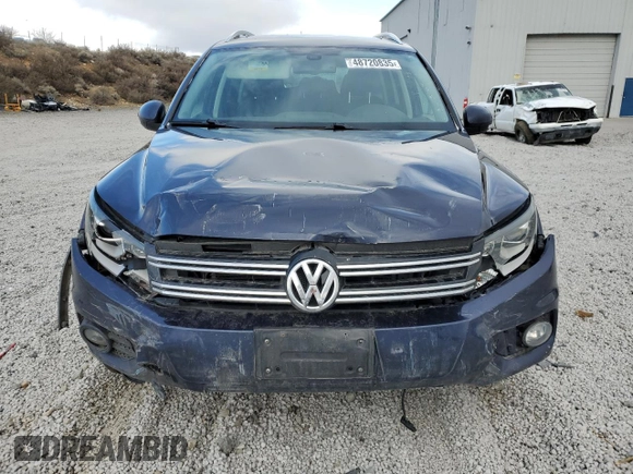 2016 Volkswagen Tiguan SE with VIN WVGBV7AX3GW532425, listed as a Copart auction lot 48720835 with 88,312 mi miles and Salvage Title. Bid and sale history available at DreamBid. Image 5.