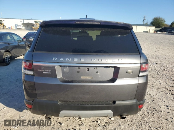 2016 Land Rover Range Rover Sport V6 HSE with VIN SALWR2PFXGA103672, listed as a Copart auction lot 50547225 with 103,350 mi miles and Clean Title. Bid and sale history available at carsss.com. Image 6.