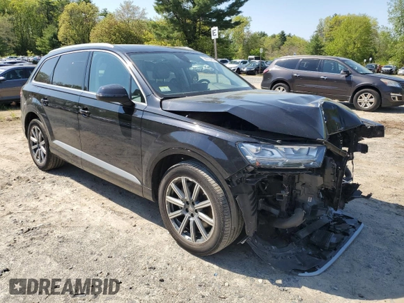 2019 Audi Q7 Premium Plus with VIN WA1LHAF72KD032390, listed as a Copart auction lot 56372405 with 63,446 mi miles and Salvage title. Bid and sale history available at DreamBid. Image 4.