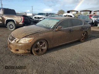 2008 Lexus GS 350 with VIN JTHBE96S280032756, listed as a Copart auction lot 43756355 with 170,707 mi miles and Salvage Title. Bid and sale history available at carsss.com. Image 1.