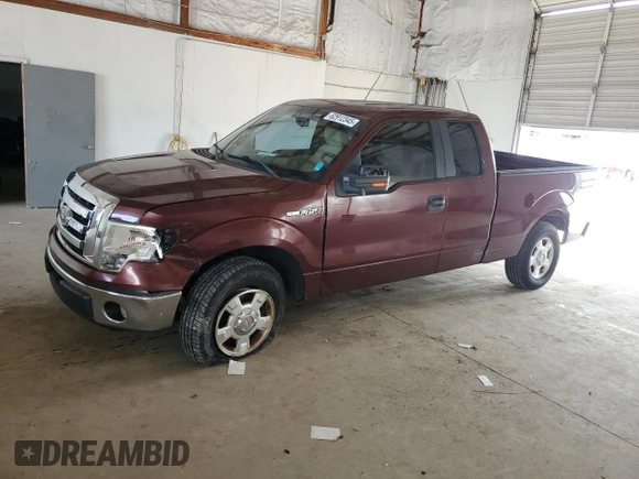 2010 Ford F-150 XL with VIN 1FTFX1CV0AFA82944, listed as a Copart auction lot 62912345 with 104,967 mi miles and Salvage title. Bid and sale history available at DreamBid. Image 1.