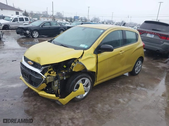 2022 Chevrolet Spark LS with VIN KL8CB6SA0NC024409, listed as a IAAI auction lot 41467964 with 35,650 mi miles. Bid and sale history available at carsss.com. Image 2.