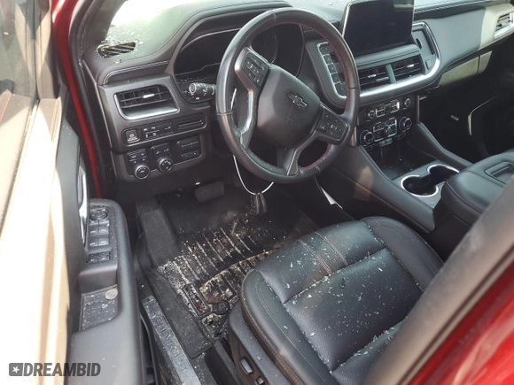 2022 Chevrolet Tahoe RST with VIN 1GNSKRKLXNR128058, listed as a Copart auction lot 76407744 with 0 mi miles and Salvage Title. Bid and sale history available at carsss.com. Image 8.