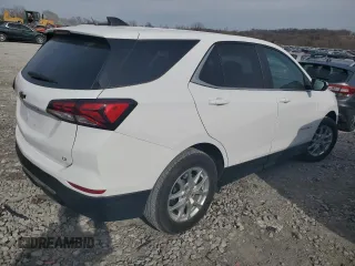 2022 Chevrolet Equinox LT with VIN 3GNAXKEV5NL193280, listed as a Copart auction lot 50025665 with 56,555 mi miles and Salvage Title. Bid and sale history available at DreamBid. Image 3.