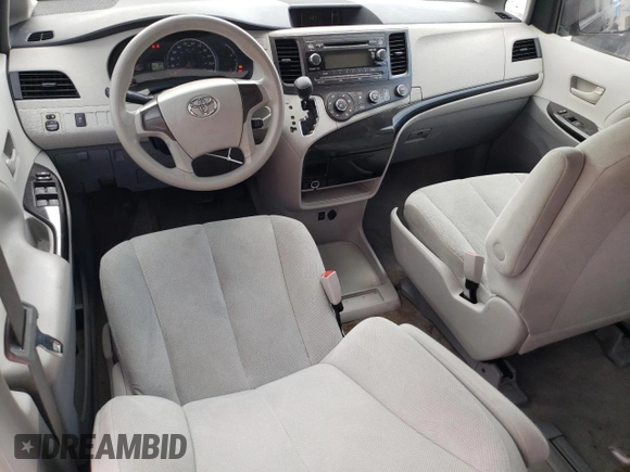 2014 Toyota Sienna L with VIN 5TDZK3DC3ES514520, listed as a Copart auction lot 52205295 with 71,402 mi miles and Salvage Title. Bid and sale history available at carsss.com. Image 8.