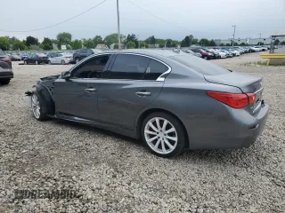 2017 Infiniti Q50 Red Sport 400 with VIN JN1FV7ARXHM870766, listed as a Copart auction lot 59943005 with 90,672 mi miles and Non repairable. Bid and sale history available at DreamBid. Image 2.