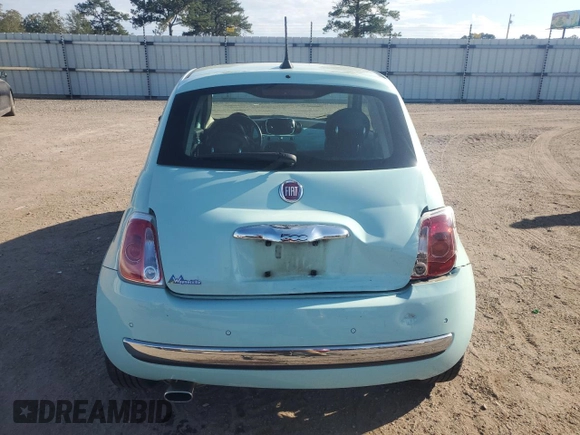 2017 FIAT 500 Lounge z VIN 3C3CFFCR4HT524036, wystawiony jako Copart lot #72024774 z przebiegiem 121 130 mil mil oraz Szkoda całkowita • Salvage title. Historia ofert i sprzedaży dostępna na DreamBid. Obrazek 6.