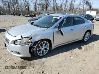 2009 Nissan Maxima 3.5 SV w/Sport Pkg with VIN 1N4AA51E89C843342, listed as a Copart auction lot 49652505 with 166,132 mi miles and Salvage Title. Bid and sale history available at carsss.com. Image 1.