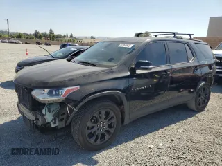 2018 Chevrolet Traverse RS with VIN 1GNERJKX5JJ274082, listed as a Copart auction lot 62962675 with 90,588 mi miles and Salvage title. Bid and sale history available at DreamBid. Image 1.