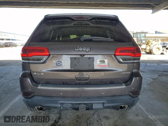 2014 Jeep Grand Cherokee Limited with VIN 1C4RJFBG7EC588986, listed as a Copart auction lot 52284405 with 92,702 mi miles and Salvage Title. Bid and sale history available at DreamBid. Image 6.