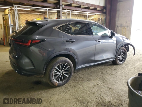 2023 Lexus NX 350 Premium with VIN 2T2GGCEZ7PC019174, listed as a Copart auction lot 46890675 with 11,212 mi miles and Salvage Title. Bid and sale history available at DreamBid. Image 3.